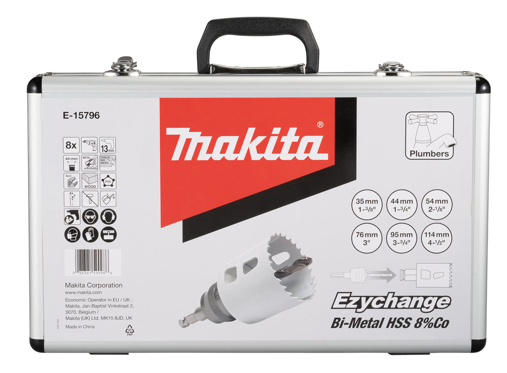 EZYCHANGE Lochsägen-Set Sanitär 8-teilig HSS-BiM E-15796