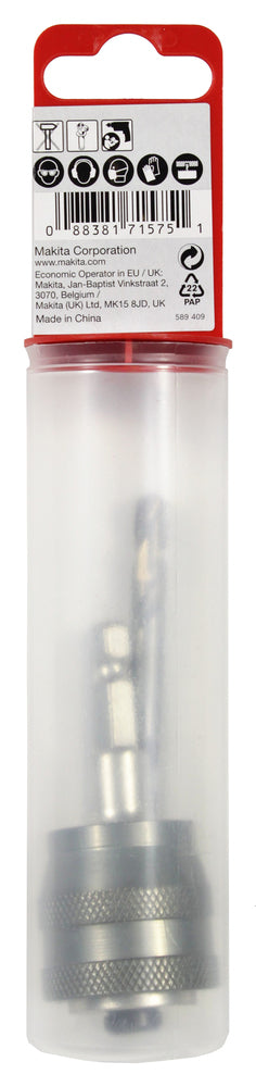 E-20498 Lochsägen Adapter EZYCHANGE + HSS-Co Zentrierbohrer für dünne Bleche