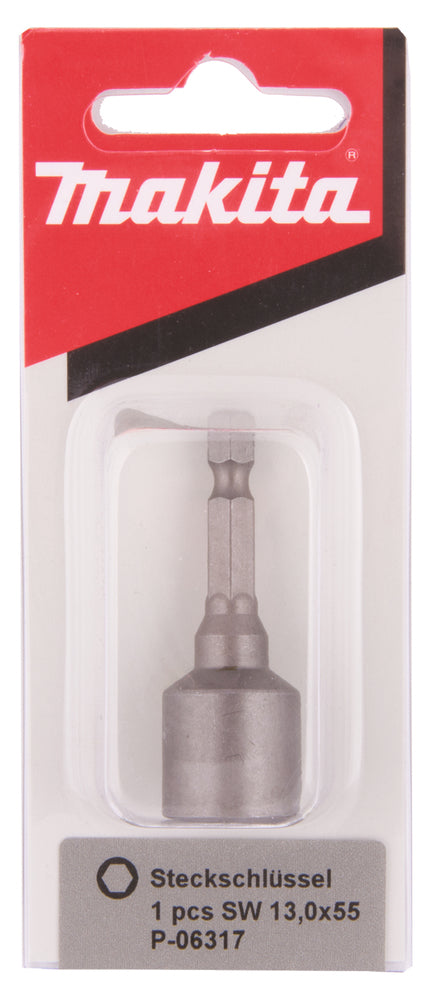 Steckschlüssel 1/4" SW13 P-06317