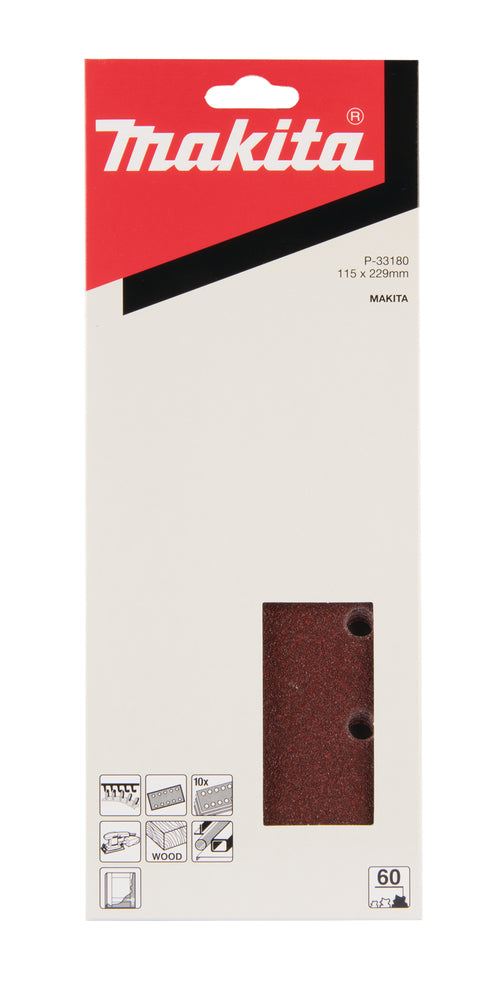 P-33180 Schleifpapier P60 115x229mm Klett