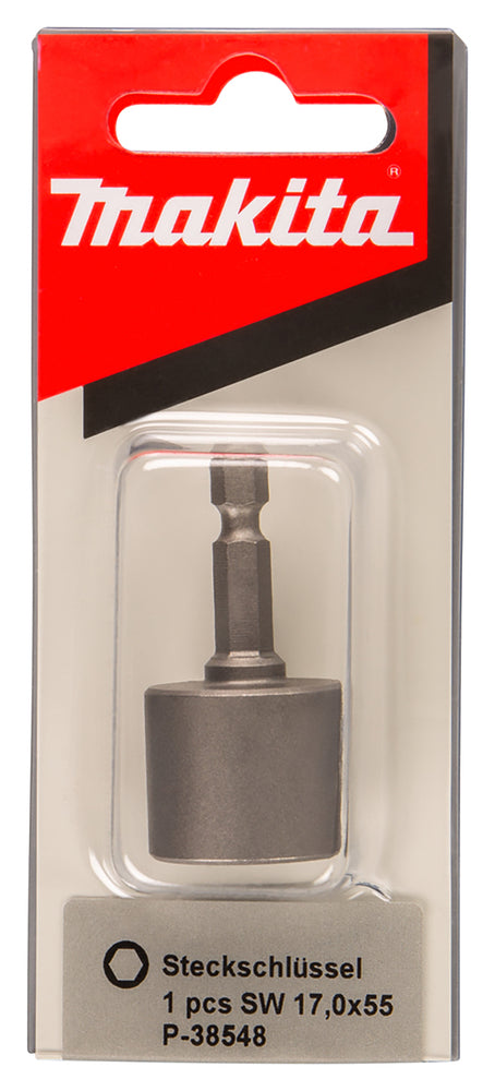 Steckschlüssel 1/4" SW17 P-38548