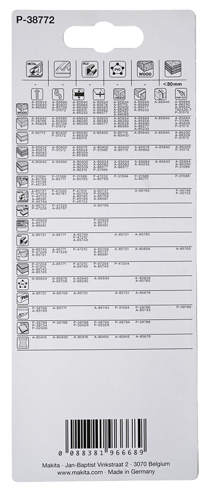 P-38772 Stichsägeblatt HM100
