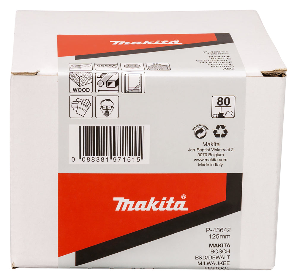 P-43642 Schleifscheibe P80 125mm Klett