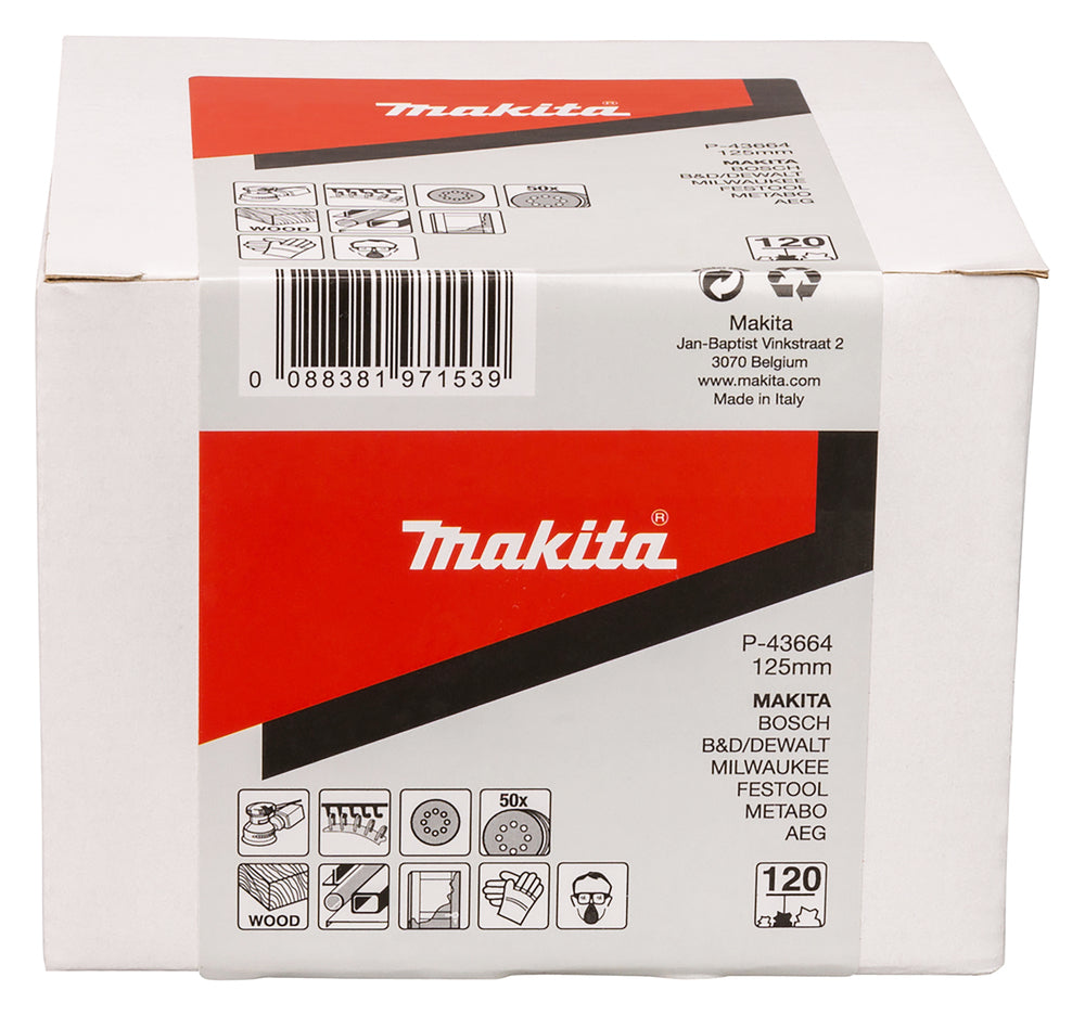 P-43664 Schleifscheibe P120 125mm Klett