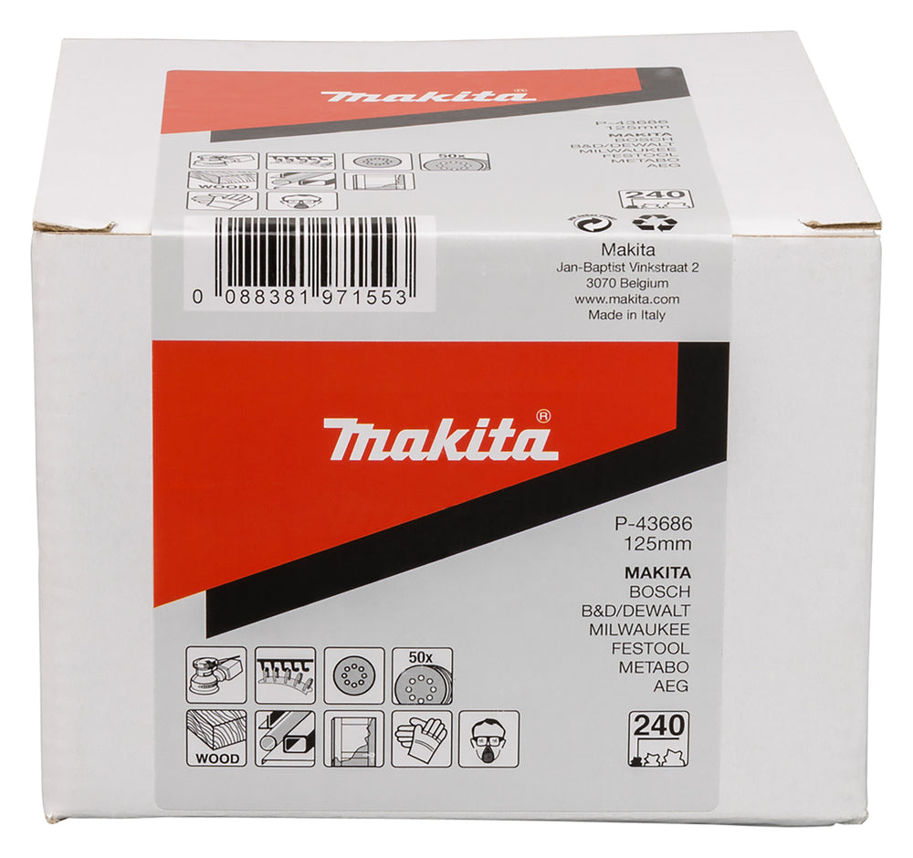 P-43686 Schleifscheibe P240 125mm Klett