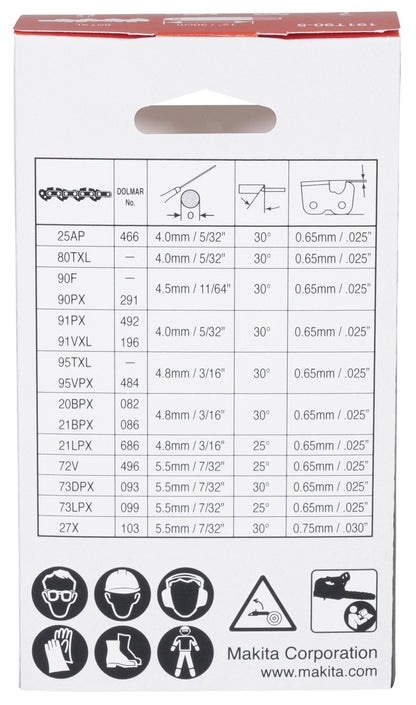 191T90-5 Sägekette 80TXL 30cm