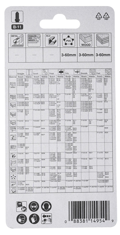 A-85634 Stichsägeblatt B-11 Holz/Kunststoff