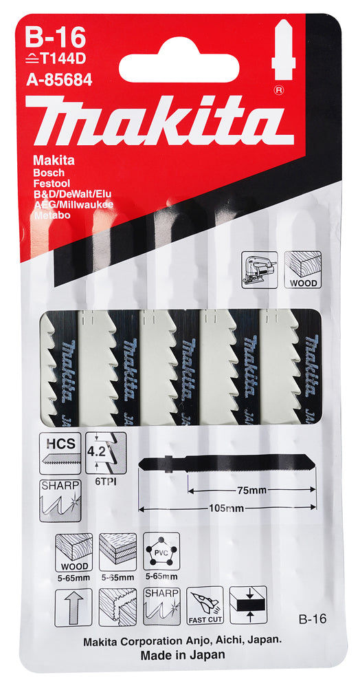 A-85684 Stichsägeblatt B-16 Holz/Kunststoff