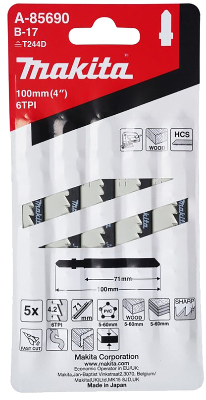 A-85690 Stichsägeblatt B-17 Kurvenblatt Holz/Kunststoff