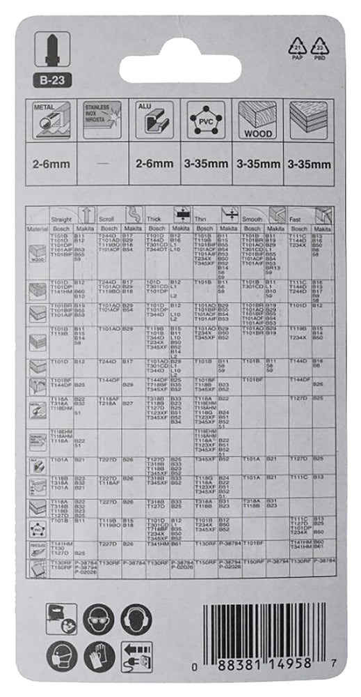 A-85743 Stichsägeblatt B-23 Holz/Metall/Kunststoff