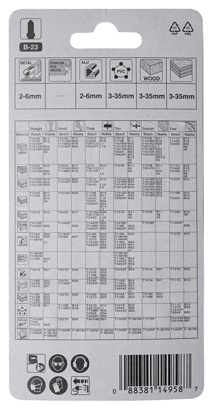 A-85743 Stichsägeblatt B-23 Holz/Metall/Kunststoff