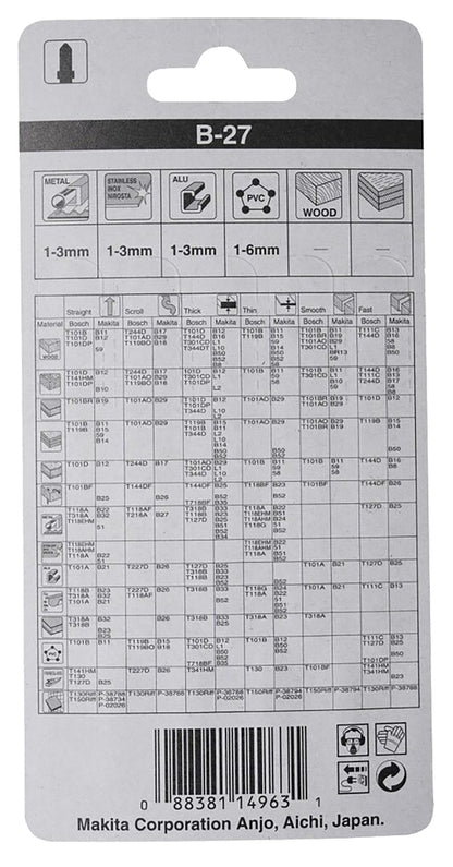 A-85787 Stichsägeblatt B-27 Metall/Kunststoff