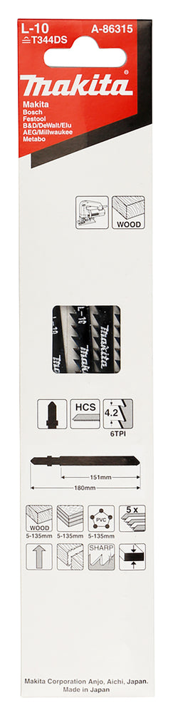 A-86315 Stichsägeblatt L-10 Holz/Kunststoff