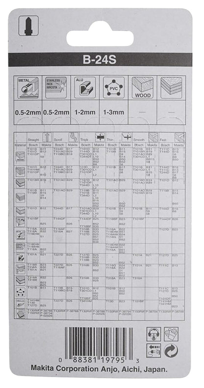 Stichsägeblatt B-24S Metall/Kunststoff