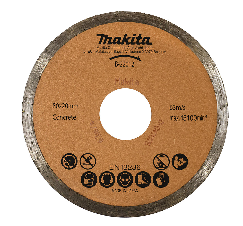 B-22012 Diamanttrennscheibe 80mm Beton