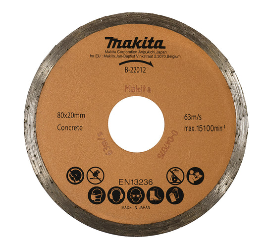 B-22012 Diamanttrennscheibe 80mm Beton