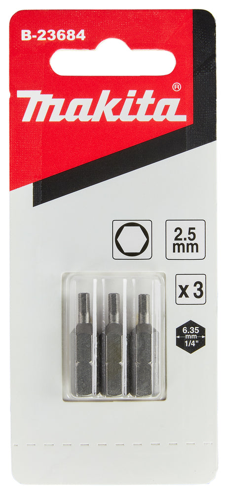 B-23684 Bit 6-kant H2.5 Standard
