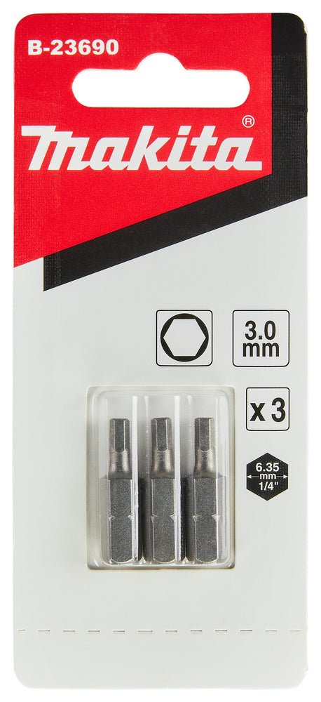 B-23690 Bit 6-kant H3 Standard