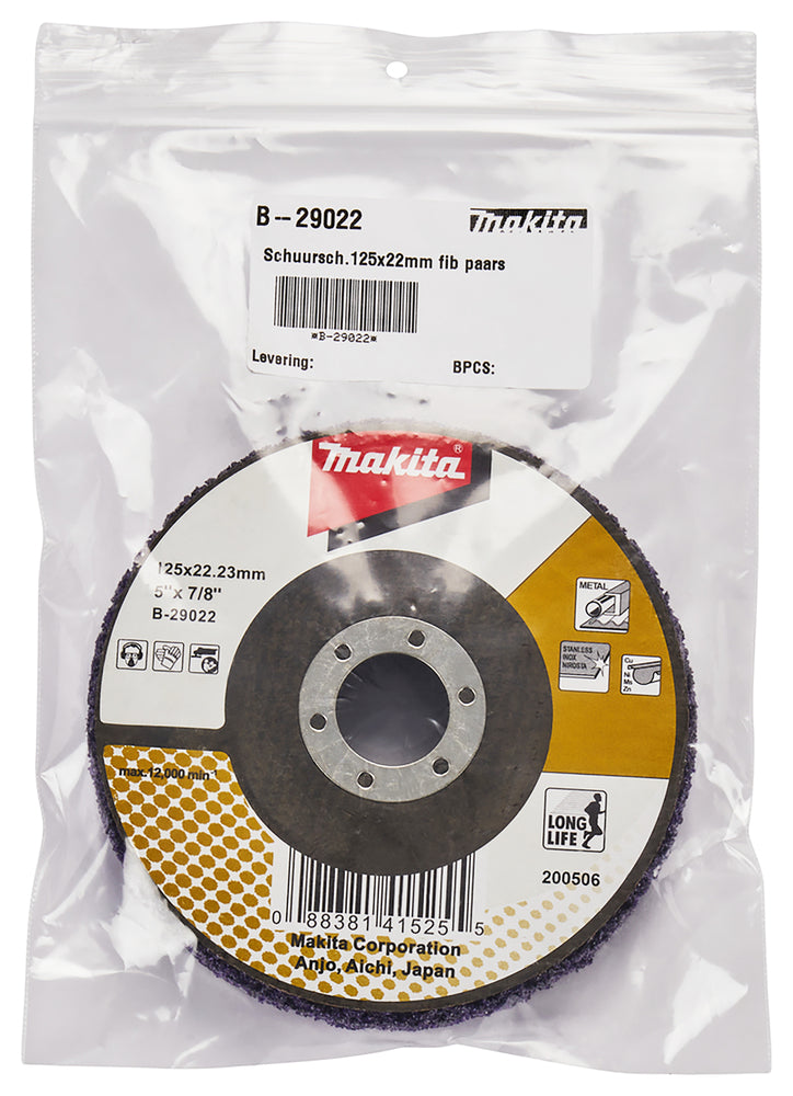 B-29022 Reinigungsscheibe Longlife lila 125mm