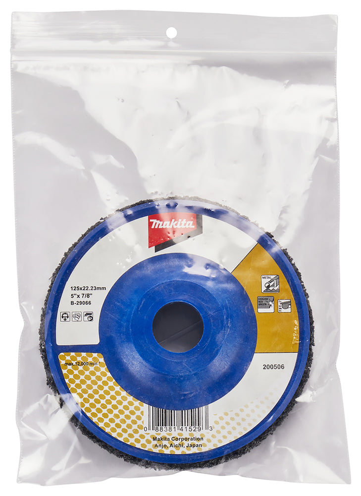 Reinigungsscheibe schwarz 125mm    B-29066