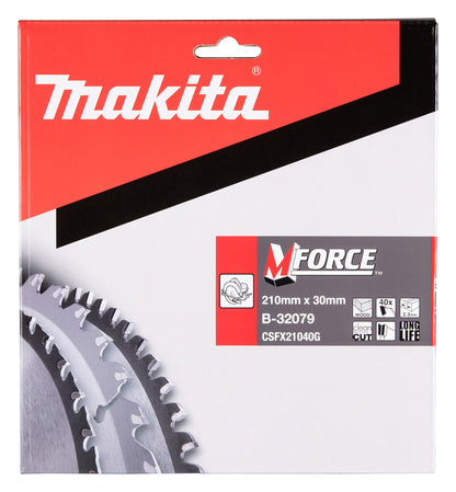 Kreissägeblatt 210x30x40Z M-FORCE