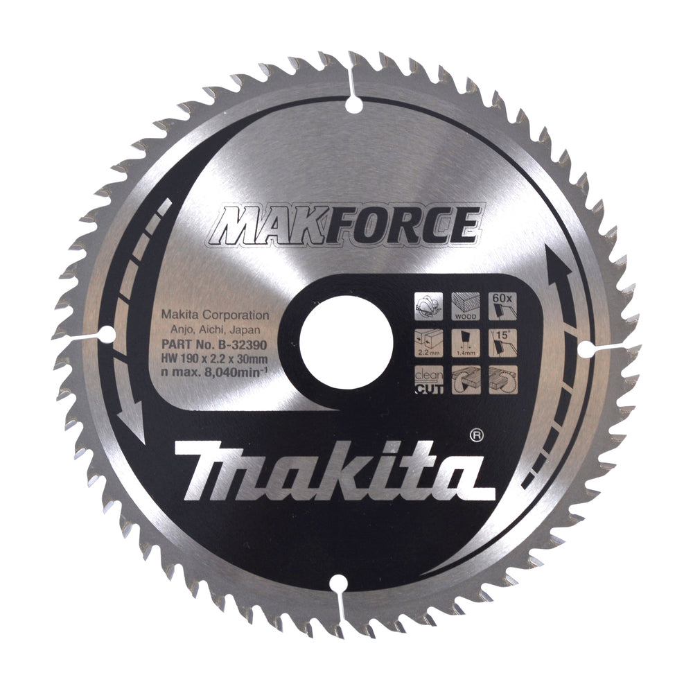 Kreissägeblatt 190x30x60Z MAKFORCE