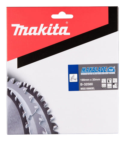 B-32580 MAKBLADE+ Sägeb. 190x20x60Z