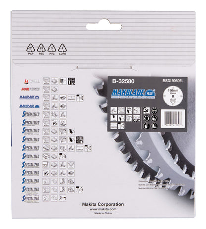 B-32580 MAKBLADE+ Sägeb. 190x20x60Z
