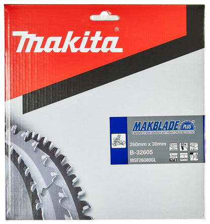 B-32605 MAKBLADE+ Sägeb. 260x30x80Z