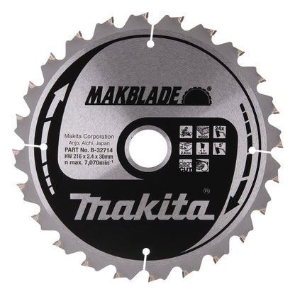 MAKBLADE Sägeb. 216x30x24Z   B-32714