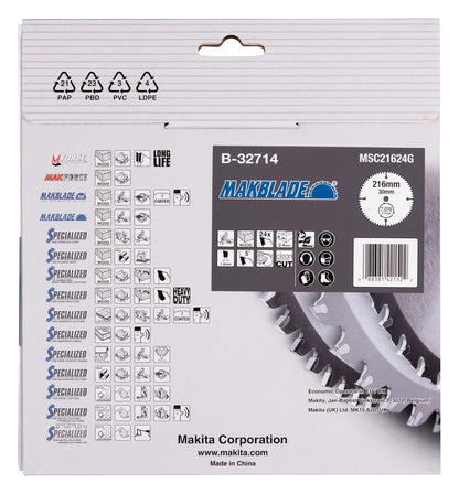 B-32714 MAKBLADE Sägeb. 216x30x24Z