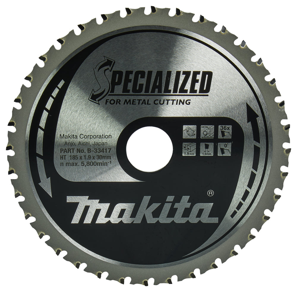 Kreissägeblatt 185x30x36Z Specialized Metal