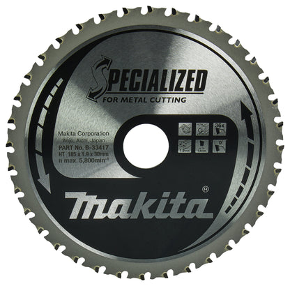 Kreissägeblatt 185x30x36Z Specialized Metal