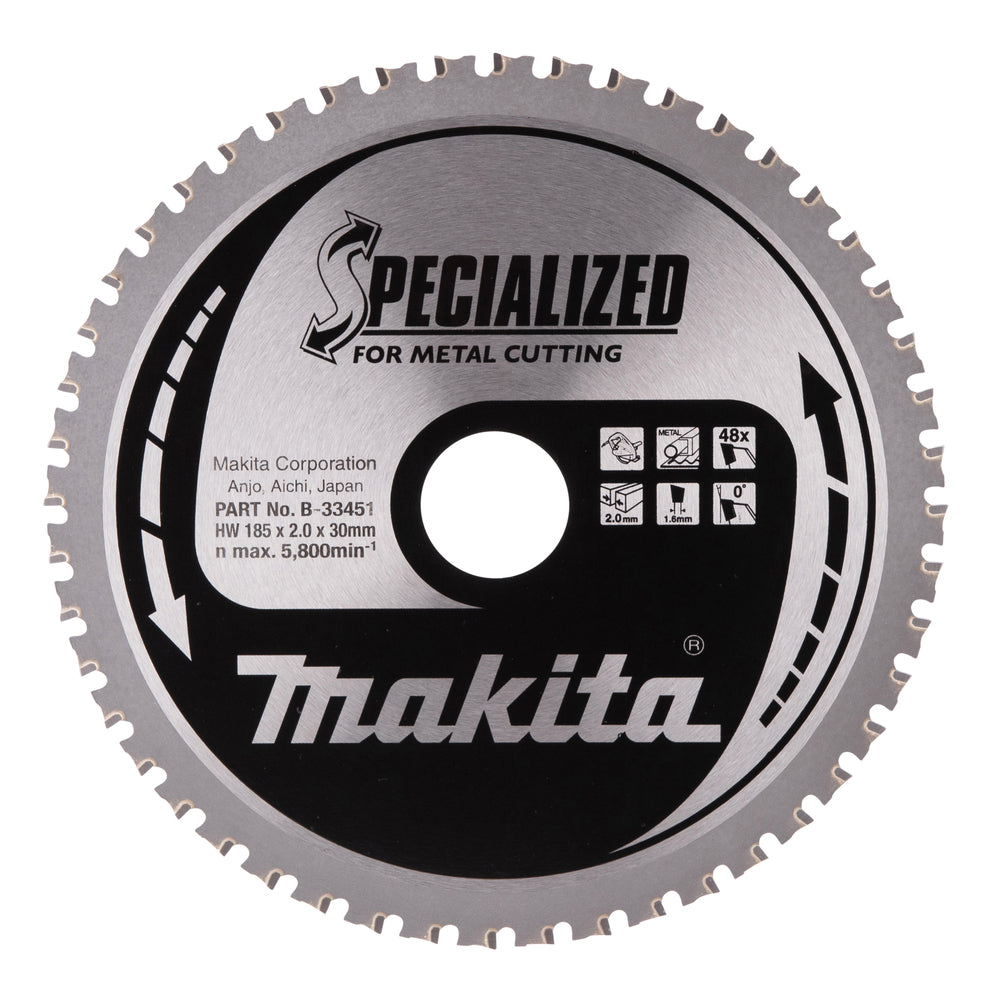 B-33451 Kreissägeblatt 185x30x48Z Specialized Metal
