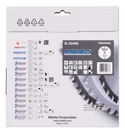 B-33489 MAKBLADE+ Sägeb. 250x30x40Z