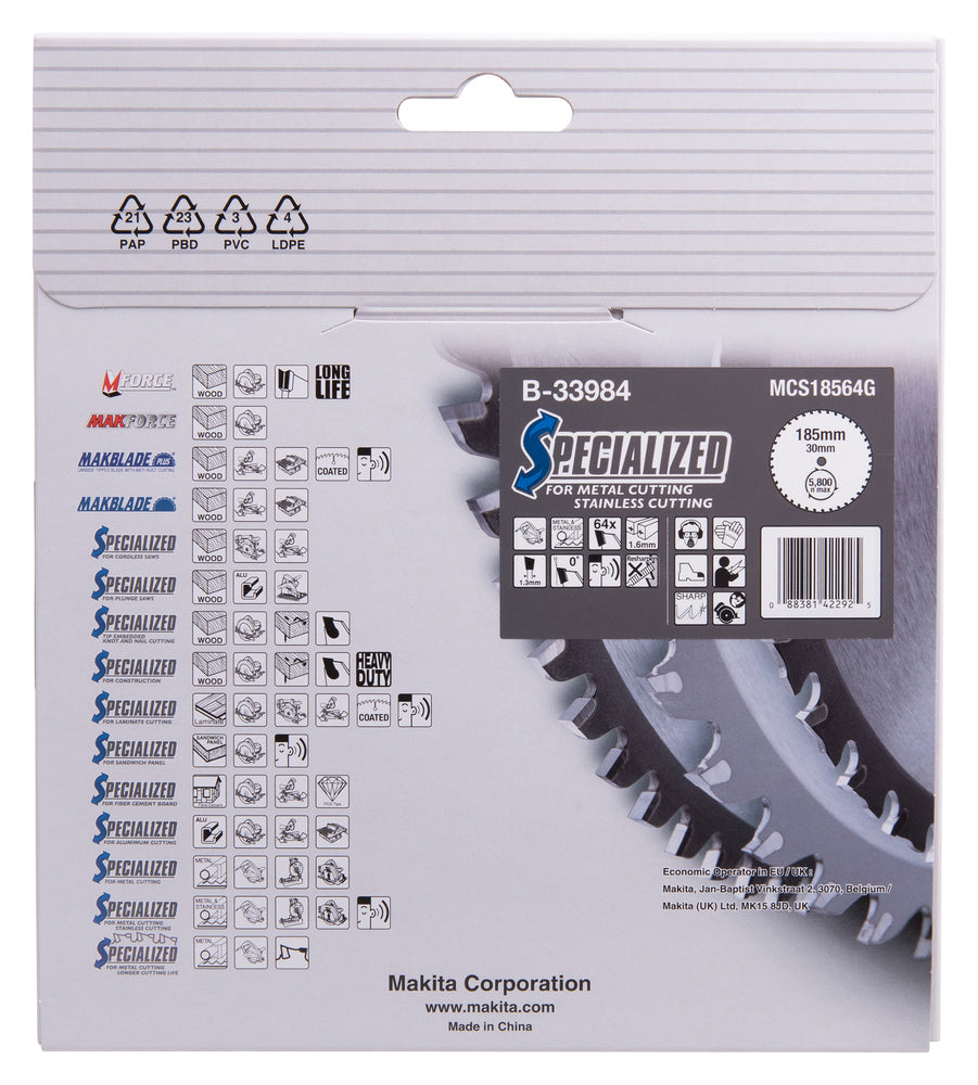 B-33984 SPECIALIZED Sägeb.185x30x64Z