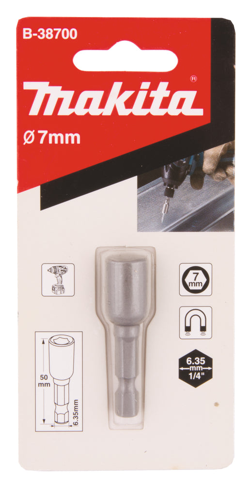 B-38700 Steckschlüssel 1/4" SW7