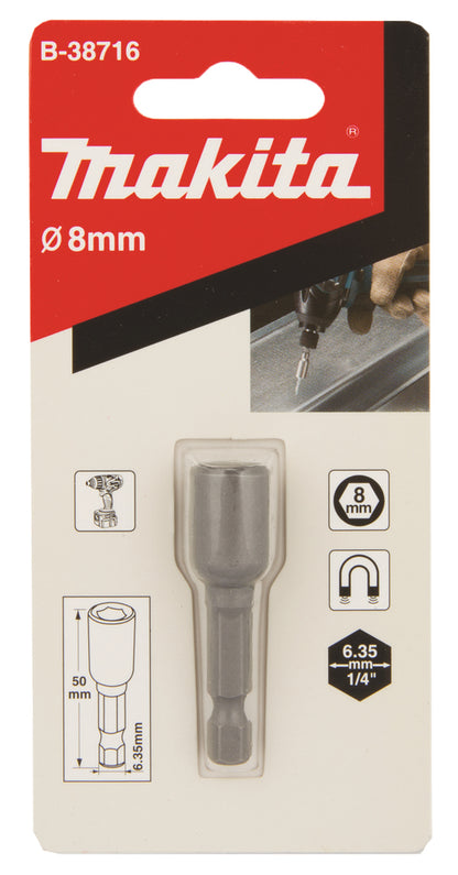 B-38716 Steckschlüssel 1/4" SW8