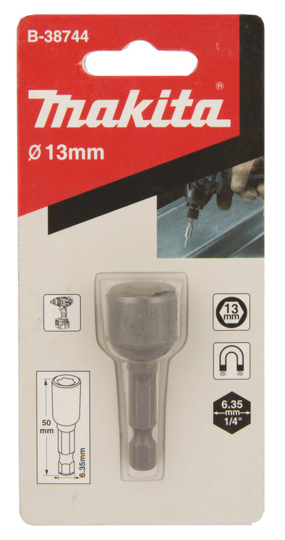 B-38744 Steckschlüssel 1/4" SW13