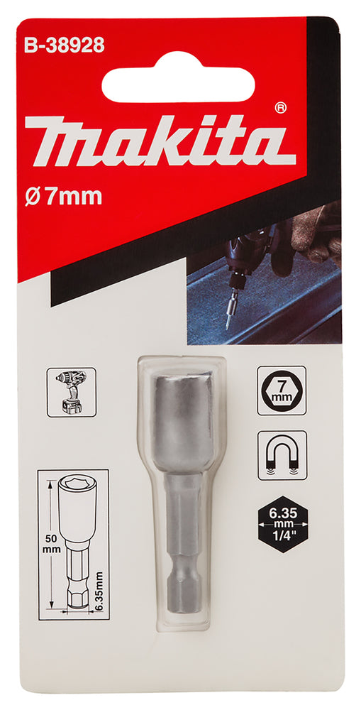 B-38928 Steckschlüssel 1/4" SW7