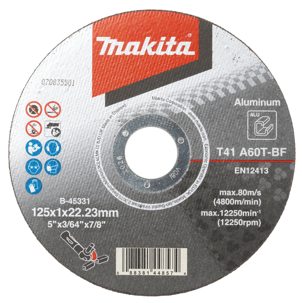 B-45331 Trennscheibe Alu 125x1,0mm