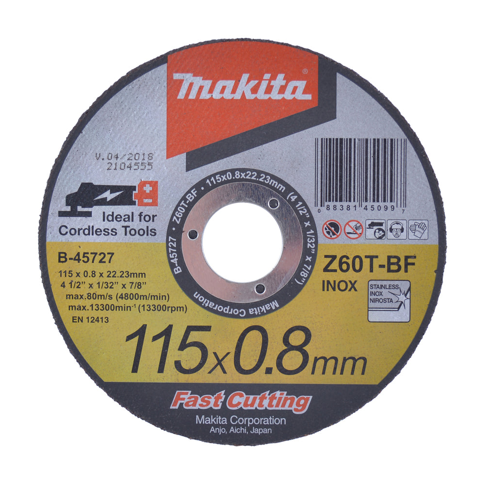 Trennscheibe INOX 115x0,8mm Fast Cut