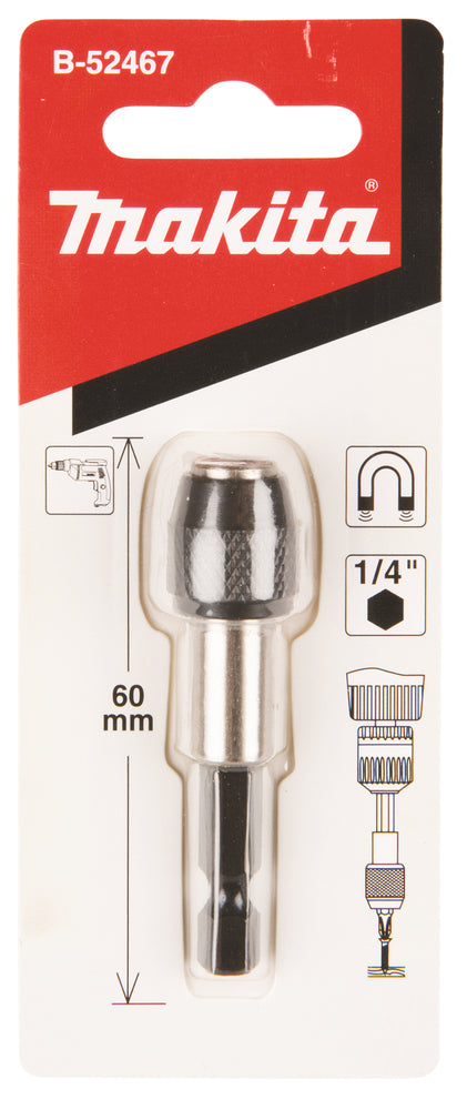 B-52467 Schnellwechsel-Bithalter 60mm magnetisch Standard