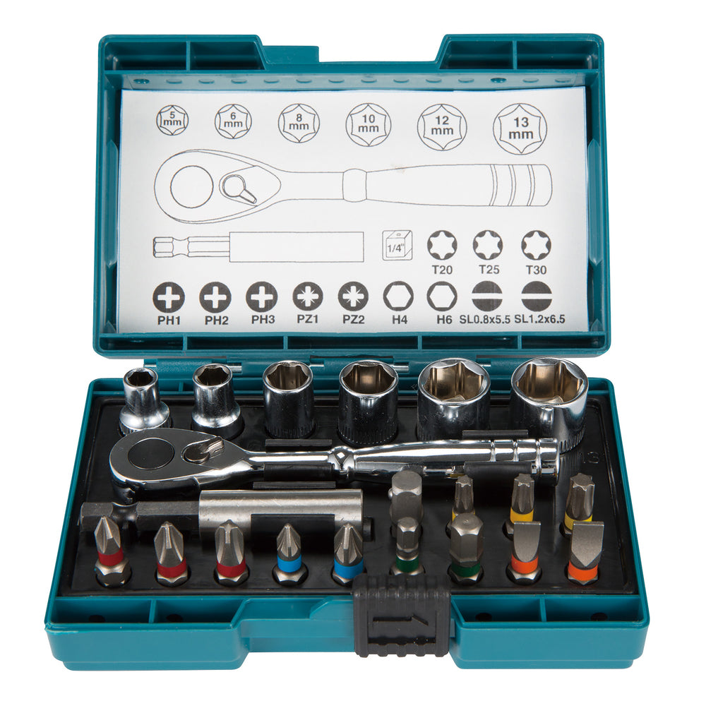 B-54081 Ratschen-Bit-Set 21-tlg.