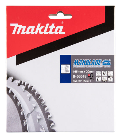 Kreissägeblatt 165x20x64Z MAKBLADE PLUS