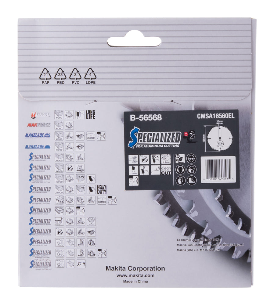B-56568 SPECIALZED Sägeb. 165x20x60Z