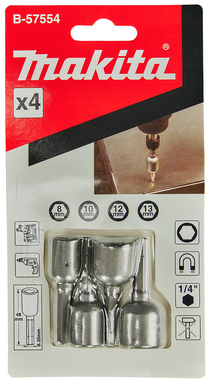 B-57554 Steckschlüssel-Set 4-tlg.