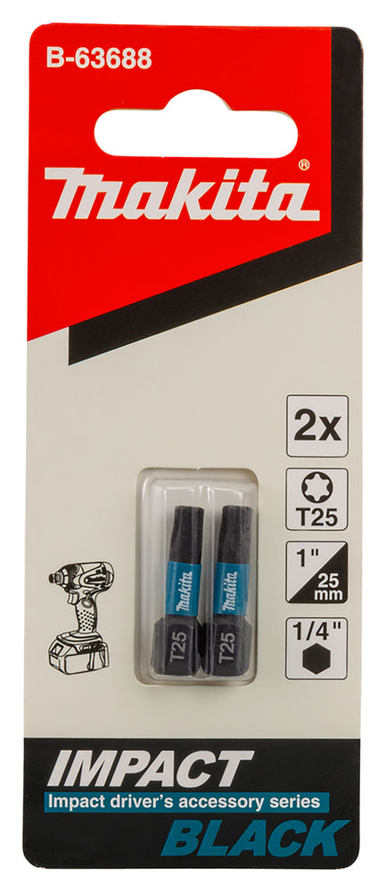 B-63688 Bit T25 Impact Black