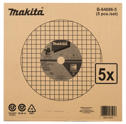 B-64696-5 Trennscheibe Stahl 355x2,5mm 5Stk.