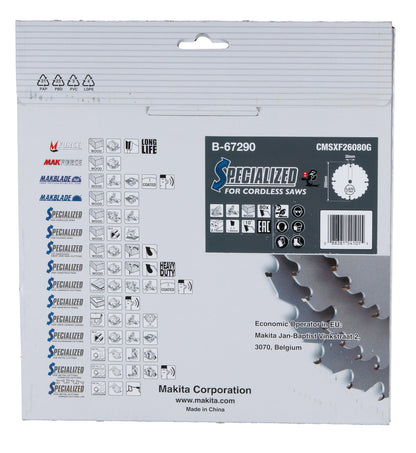 B-67290 Sägeblatt 260x2,15x30, 80Z EFFICUT